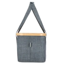 Gift Campaign Cestino da picnic con coperchio in legno e borsa frigo interna></noscript> Borse Termiche