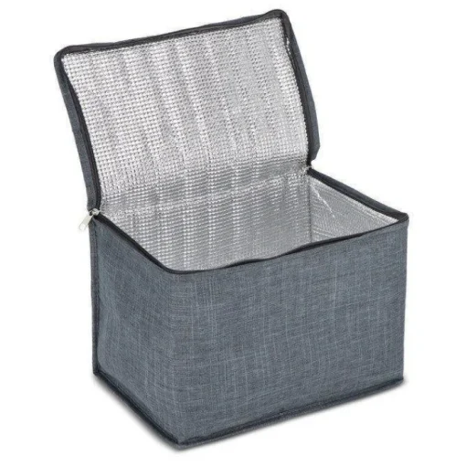 Gift Campaign Cestino da picnic con coperchio in legno e borsa frigo interna> Borse Termiche