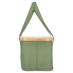 Gift Campaign Cestino da picnic con coperchio in legno e borsa frigo interna></noscript> Borse Termiche