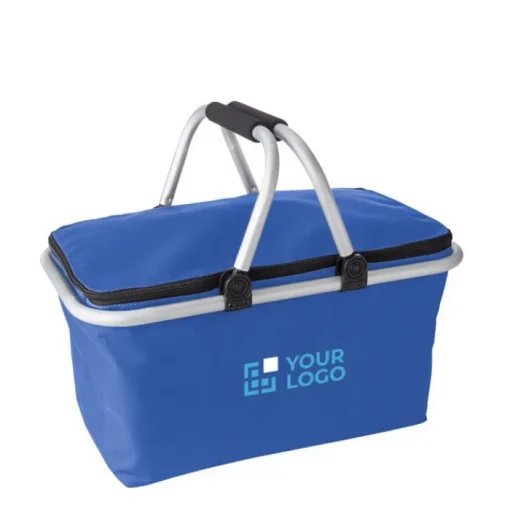 Gift Campaign Cestino da picnic pieghevole in poliestere con manico in EVA> Borse Termiche