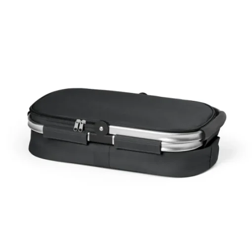 Gift Campaign Cestino picnic termico pieghevole con zip manico rinforzato Shopper> Borse Termiche