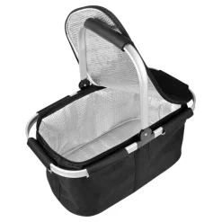 Gift Campaign Cestino picnic termico pieghevole con zip manico rinforzato Shopper> Borse Termiche