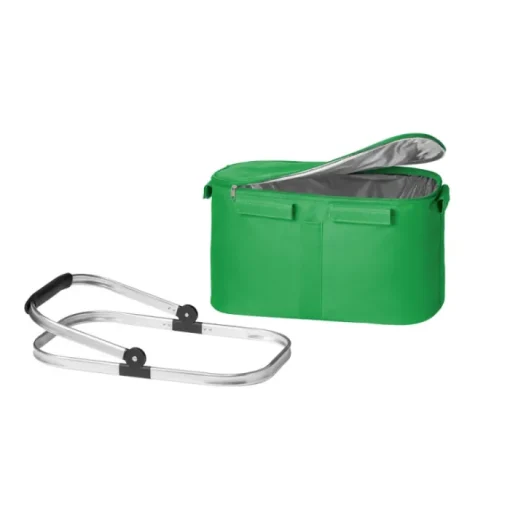 Gift Campaign Cestino picnic termico pieghevole con zip manico rinforzato Shopper> Borse Termiche