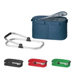 Gift Campaign Cestino picnic termico pieghevole con zip manico rinforzato Shopper></noscript> Borse Termiche