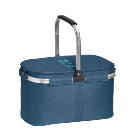 Gift Campaign Cestino picnic termico pieghevole con zip manico rinforzato Shopper> Borse Termiche