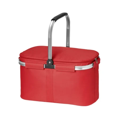 Gift Campaign Cestino picnic termico pieghevole con zip manico rinforzato Shopper> Borse Termiche