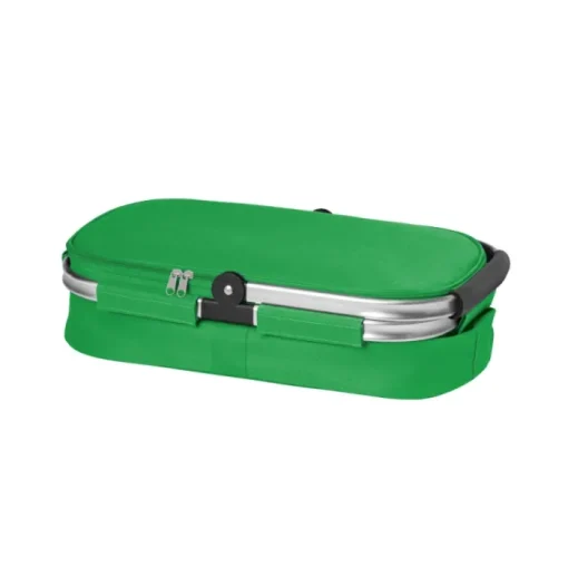 Gift Campaign Cestino picnic termico pieghevole con zip manico rinforzato Shopper> Borse Termiche