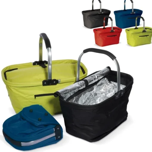 Gift Campaign Cestino termico pieghevole in poliestere con interno in lamina> Borse Termiche