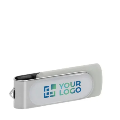 Gift Campaign Chiavetta USB con stampa in resina e clip girevole Techmate Relief 3.0> Chiavette Usb Economiche
