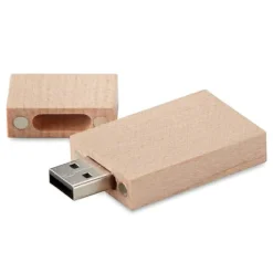 Gift Campaign Chiavetta USB di legno personalizzato rettangolare e piatta Brickwood> Gadget Ecologici|Chiavette Usb Ecologiche