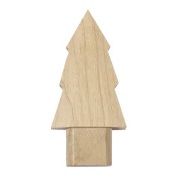 Gift Campaign Chiavetta USB in legno a forma di abete con cappuccio da 16GB><noscript><img width=