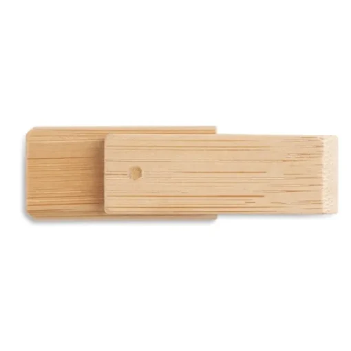 Gift Campaign Chiavetta USB in legno di bambù con clip girevole Ecotwist 3.0> Chiavette Usb Ecologiche