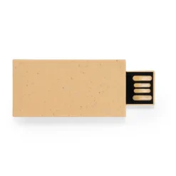 Gift Campaign Chiavetta USB minimalista in paglia di grano con logo a colori> Chiavette Usb Ecologiche