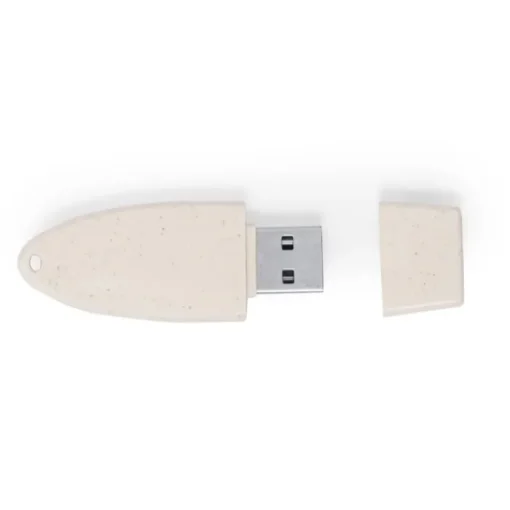 Gift Campaign Chiavetta USB personalizzata con cappuccio e corpo in paglia di grano> Chiavette Usb Ecologiche