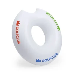Gift Campaign Ciambella gonfiabile con logo a forma di donut morsicato in pvc Donut> Gadget Da Mare
