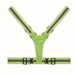 Gift Campaign Cintura regolabile con luci a LED davanti e dietro e strisce argentate> Gilet Alta Visibilità|Gadget Per Bicicletta