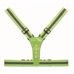 Gift Campaign Cintura regolabile con luci a LED davanti e dietro e strisce argentate></noscript> Gilet Alta Visibilità|Gadget Per Bicicletta