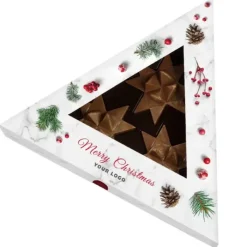 Gift Campaign Cioccolatini al caramello a forma di stelle in confezione triangolare> Cioccolatini