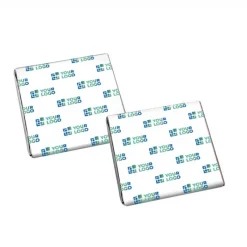 Gift Campaign Cioccolatini al latte piatti e quadrati con incarto interno argentato 5g></noscript> Cioccolatini
