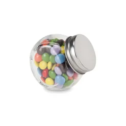 Gift Campaign Cioccolatini promozionali tipo smarties in barattolo di vetro> Cioccolatini