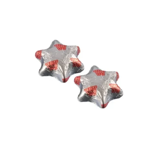 Gift Campaign Cioccolatino a forma di stella in confezione singola personalizzata 4g> Cioccolatini