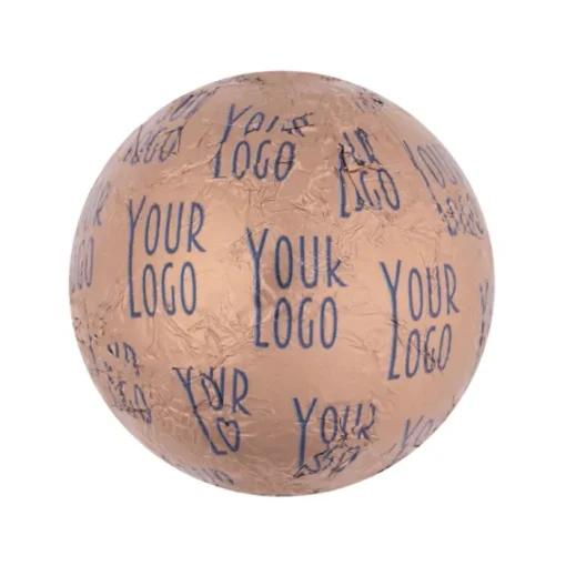Gift Campaign Cioccolatino al latte sferico in confezione singola personalizzata 30g> Cioccolatini