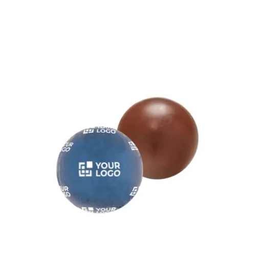 Gift Campaign Cioccolatino al latte sferico in confezione singola personalizzata 30g> Cioccolatini