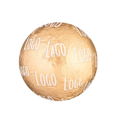 Gift Campaign Cioccolatino sferico al latte con ripieno di nocciole da 12g> Cioccolatini