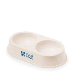Gift Campaign Ciotola a doppio scomparto in fibra di bambù per animali domestici> Gadget Per Animali