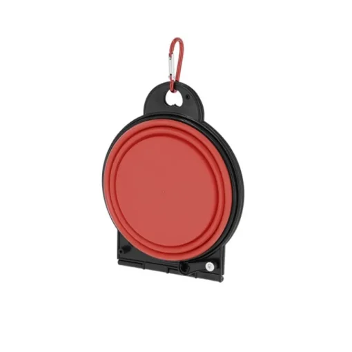 Gift Campaign Ciotola pieghevole doppia da 450 ml per animali con moschettone> Gadget Per Animali