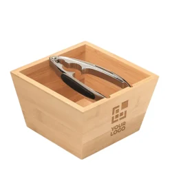 Gift Campaign Ciotole personalizzate in di bambù con schiaccianoci di metallo></noscript> Altri Utensili Da Cucina