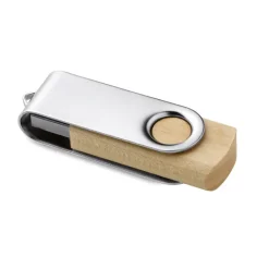 Gift Campaign Classica chiavetta USB con corpo in legno e clip in metallo Woodmate> Gadget Ecologici|Chiavette Usb Ecologiche