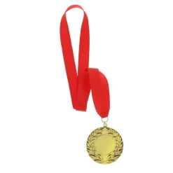 Gift Campaign Classica medaglia dorata con nastro rosso> Medaglie E Trofei