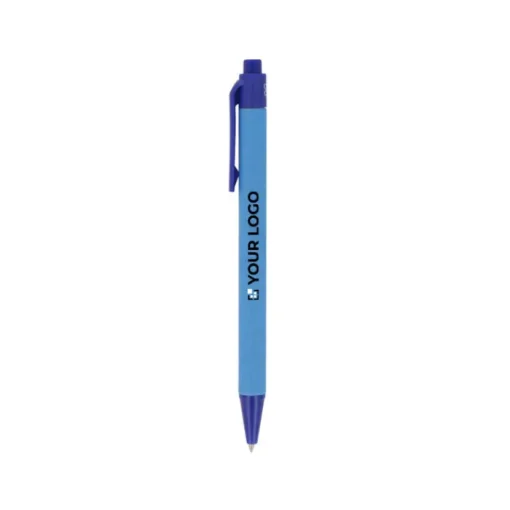 Gift Campaign Classica penna a scatto in plastica riciclata con inchiostro blu> Penne Ecologiche|Penne Di Plastica