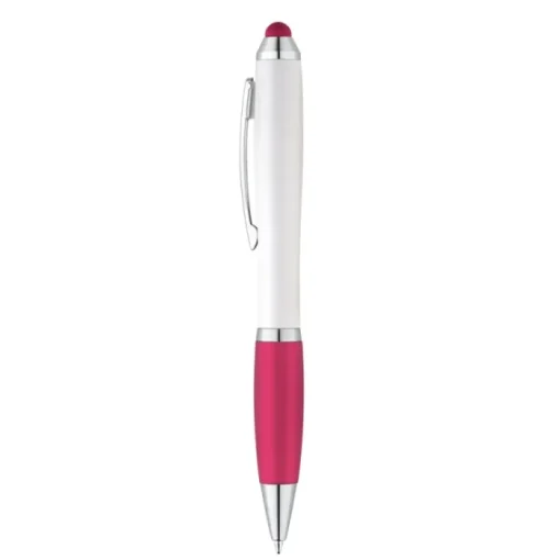 Gift Campaign Classica penna promozionale bianca inchiostro blu Toptouch> Penne Touch|Penne Di Plastica