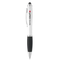 Gift Campaign Classica penna promozionale bianca inchiostro blu Toptouch> Penne Touch|Penne Di Plastica