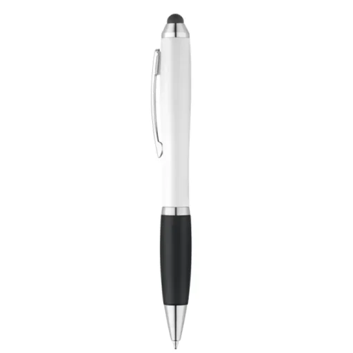 Gift Campaign Classica penna promozionale bianca inchiostro blu Toptouch> Penne Touch|Penne Di Plastica