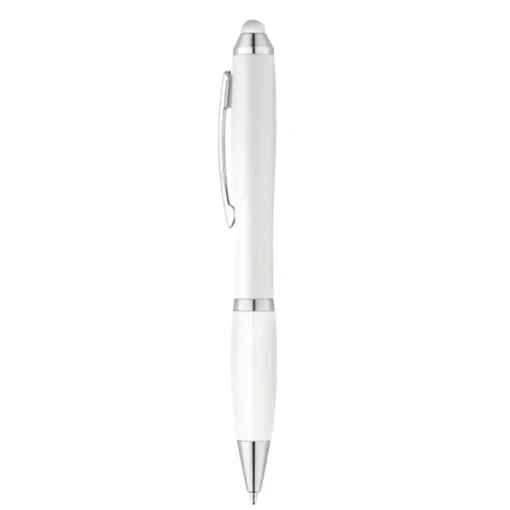 Gift Campaign Classica penna promozionale bianca inchiostro blu Toptouch> Penne Touch|Penne Di Plastica