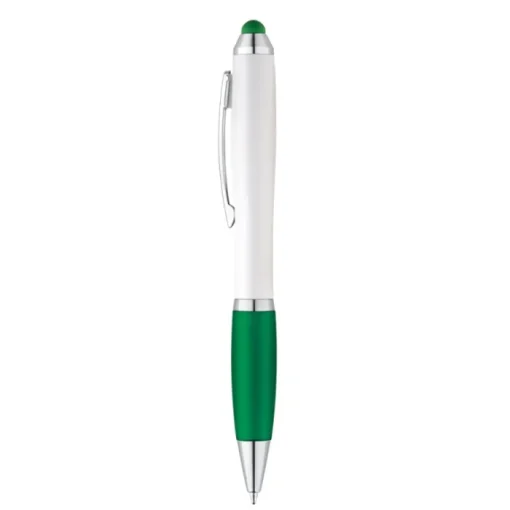 Gift Campaign Classica penna promozionale bianca inchiostro blu Toptouch> Penne Touch|Penne Di Plastica