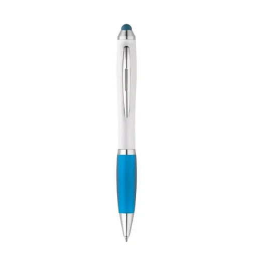 Gift Campaign Classica penna promozionale bianca inchiostro blu Toptouch> Penne Touch|Penne Di Plastica