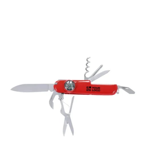 Gift Campaign Classico coltellino multiuso in acciaio inox con 10 funzioni> Coltellini