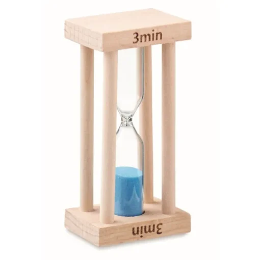 Gift Campaign Clessidra personalizzata con struttura in da 3 minuti Solo> Gadget Per Parrucchieri