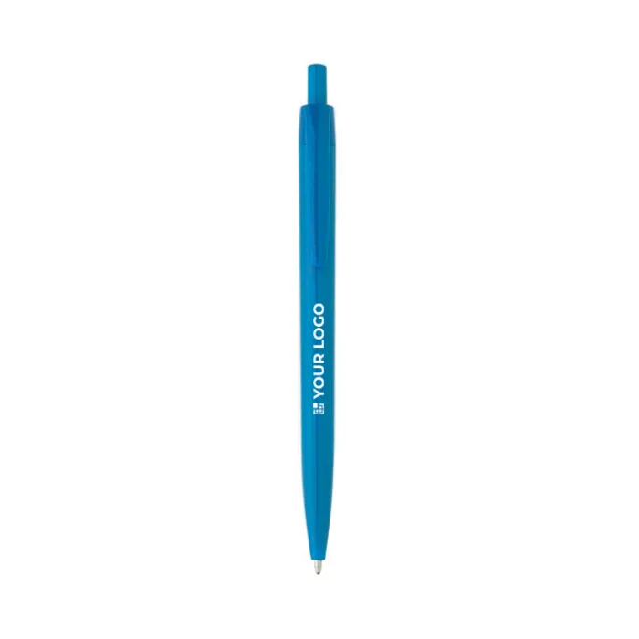 Gift Campaign Colorate biro personalizzate con logo inchiostro blu Monocolor> Gadget Per La Scuola|Penne Di Plastica