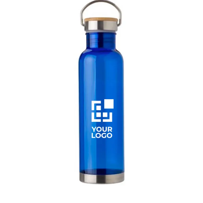 Gift Campaign Colorate borracce personalizzate tappo in acciaio e bambù 800ml Clip> Gadget Ecologici|Borracce In Plastica