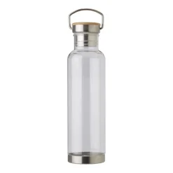 Gift Campaign Colorate borracce personalizzate tappo in acciaio e bambù 800ml Clip> Gadget Ecologici|Borracce In Plastica