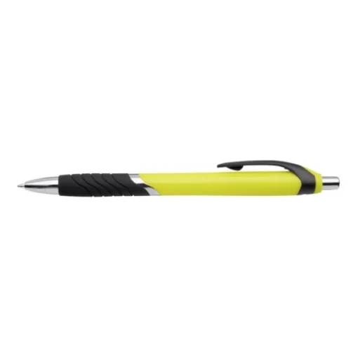 Gift Campaign Colorate penne con logo impugnatura in gomma inchiostro blu Colorful> Penne Di Plastica