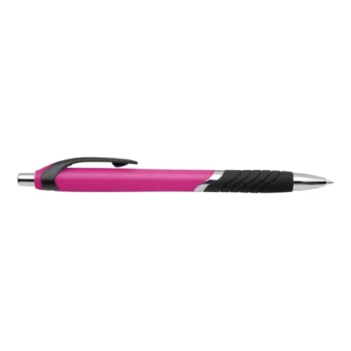 Gift Campaign Colorate penne con logo impugnatura in gomma inchiostro blu Colorful> Penne Di Plastica