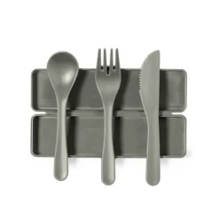 Gift Campaign Colorate posate con logo in plastica con astuccio abbinato Takeaway> Altri Utensili Da Cucina