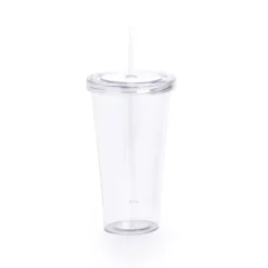 Gift Campaign Colorati bicchieri personalizzati trasparenti con cannuccia 750ml Straw></noscript> Bicchieri Di Plastica Personalizzati
