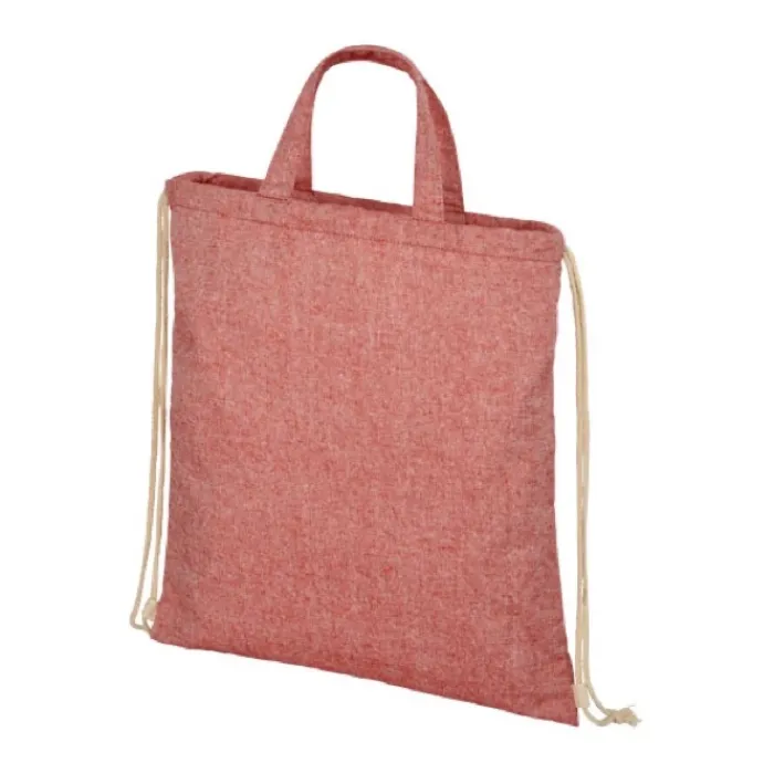 Gift Campaign Colorati zainetti a sacca promozionali tessuto riciclato 210 g/m2 Retro> Shopper In Cotone Personalizzate